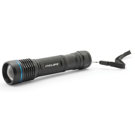 Cyclops 700 Lumen Steropes Rechargeable Aluminum Flashlight, Anodized CYC-FLS700